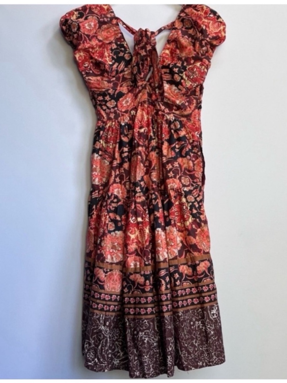 NWT Anthropologie Printed Floral Summer Babydoll  Dress, size 8 - Picture 12 of 16